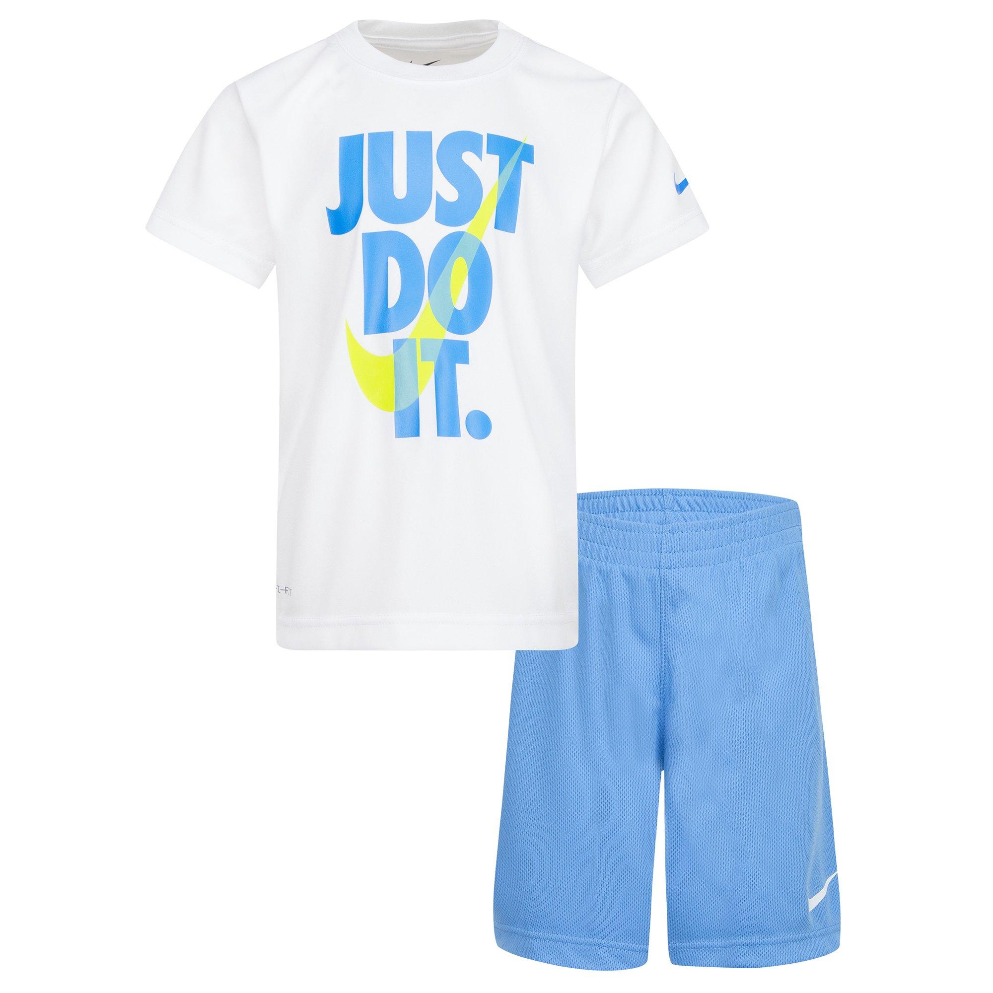 Little Boys 2-pc. Just Do It T-Shirt Set