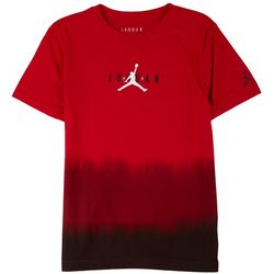 Jordan Big Boys Dip Dye Jordan Logo T-Shirt