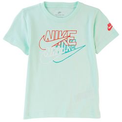 Nike Little Boys Logo Stack Screen Print T-Shirt