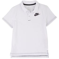 Nike Little Boys Solid Logo Embroidered Polo Shirt
