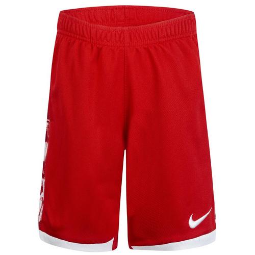 Nike Little Boys Solid Abstract Panel Shorts