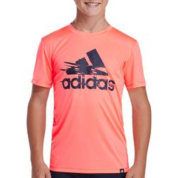 Adidas Big Boys Logo Short Sleeve T-Shirt