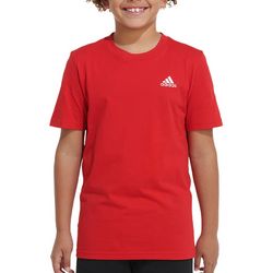 Adidas Big Boys Essential Stripe Logo T-Shirt