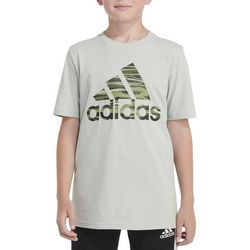 Big Boys Liquid Camo Logo Short Sleeve T-Shirt