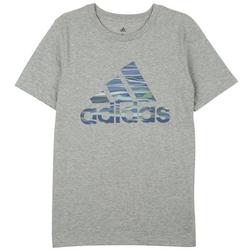 Big Boys Liquid Camo Logo Short Sleeve T-Shirt