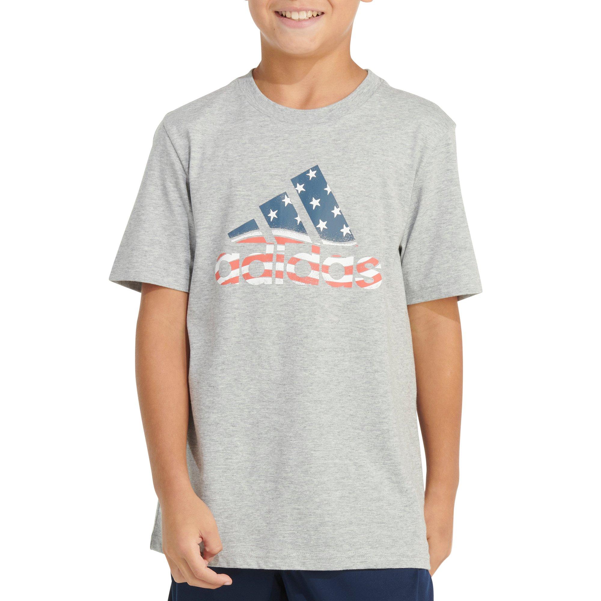 Big Boys USA Flag 24 Short Sleeve T-Shirt