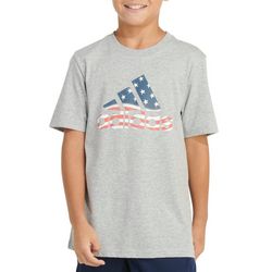 Big Boys USA Flag 24 Short Sleeve T-Shirt