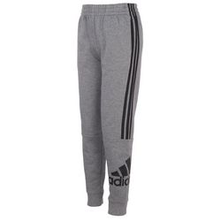 Adidas Little Boys Core 3-Stripe Heathered Jogger Pants