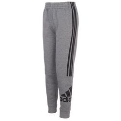 Adidas Big Boys Core 3-Stripe Heathered Jogger Pants