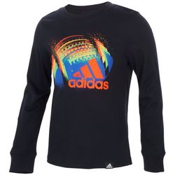 Adidas Little Boys Sports Vibe Long Sleeve T-Shirt
