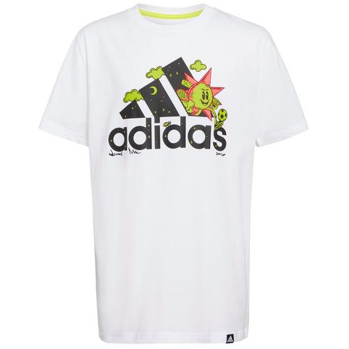 Adidas Little Boys Team Sun Logo Short Sleeve