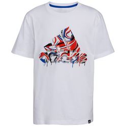 Adidas Big Boys Graphic Drip Logo Short Sleeve T-Shirt