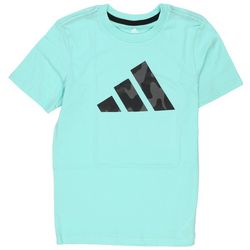 Adidas Little  Boys Camo Logo Short Sleeve T-Shirt