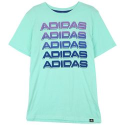 Adidas Big Boys Digital Escape Short Sleeve T-Shirt