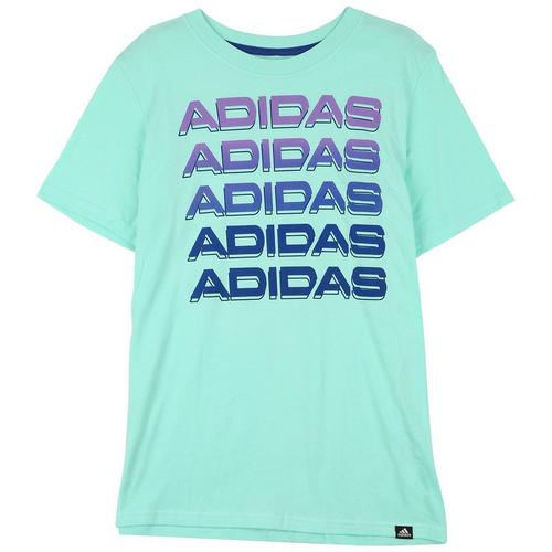 Adidas Big Boys Digital Escape Short Sleeve T-Shirt