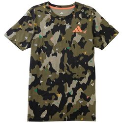 Adidas Little Boys Strencth Camo Short Sleeve T-Shirt