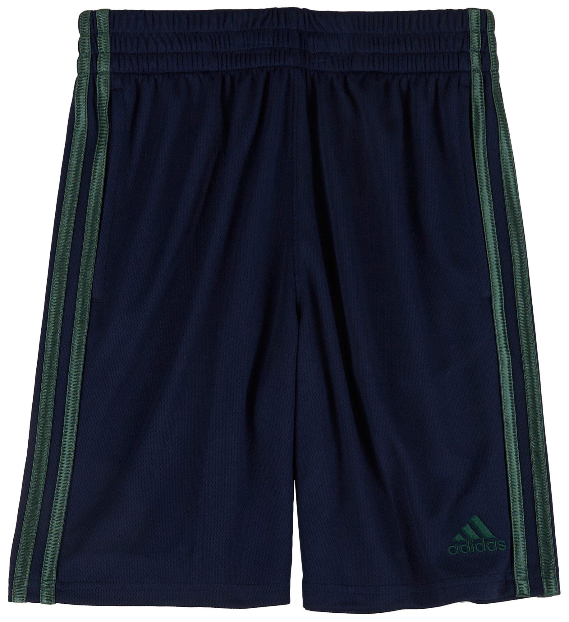 Adidas Big Boys Classic 3 Stripe Mesh Shorts