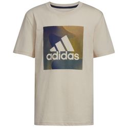 Adidas Big Boys Camo Box Adidas Print Short Sleeve T-Shirt