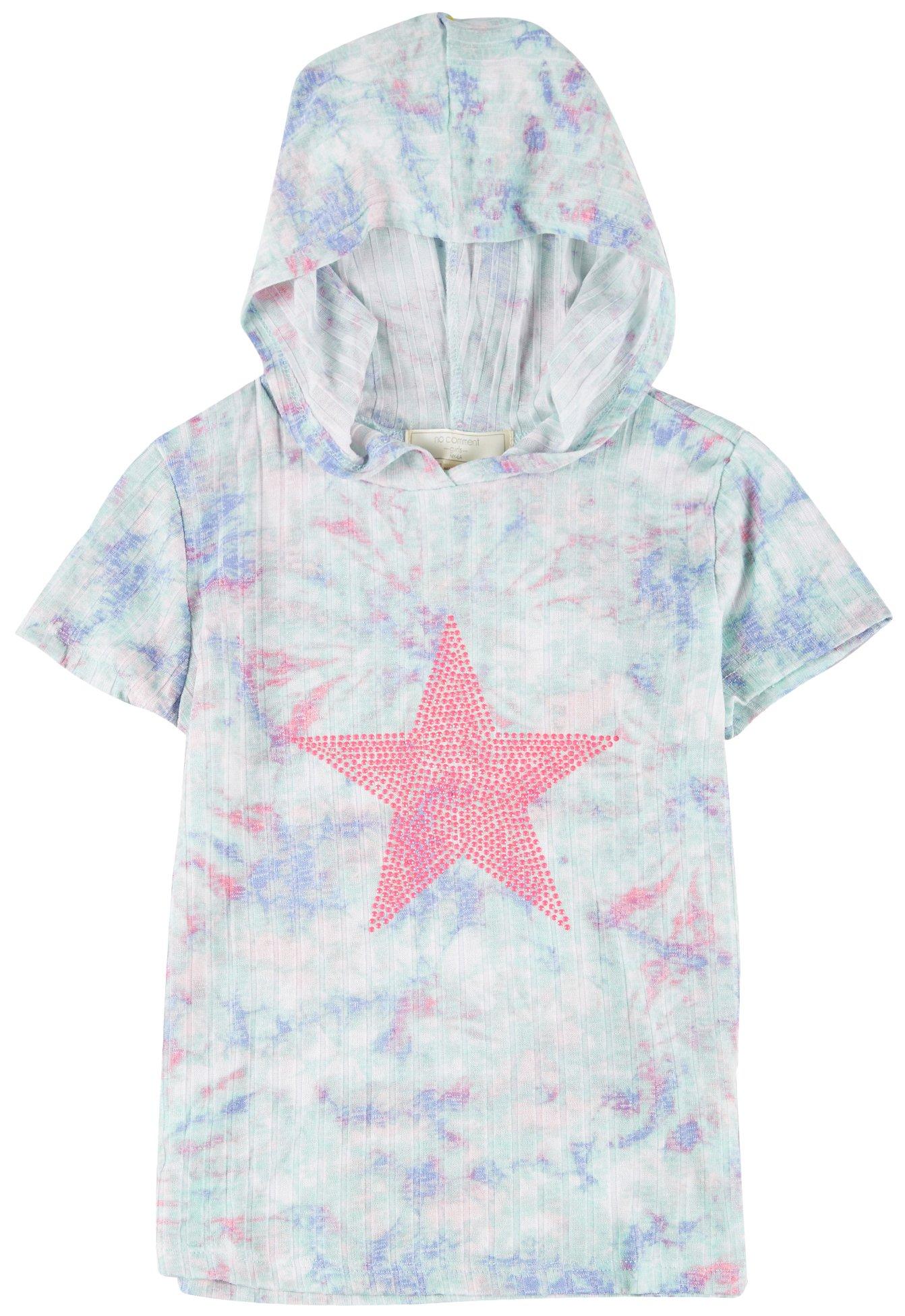 short sleeve hoodie for girls