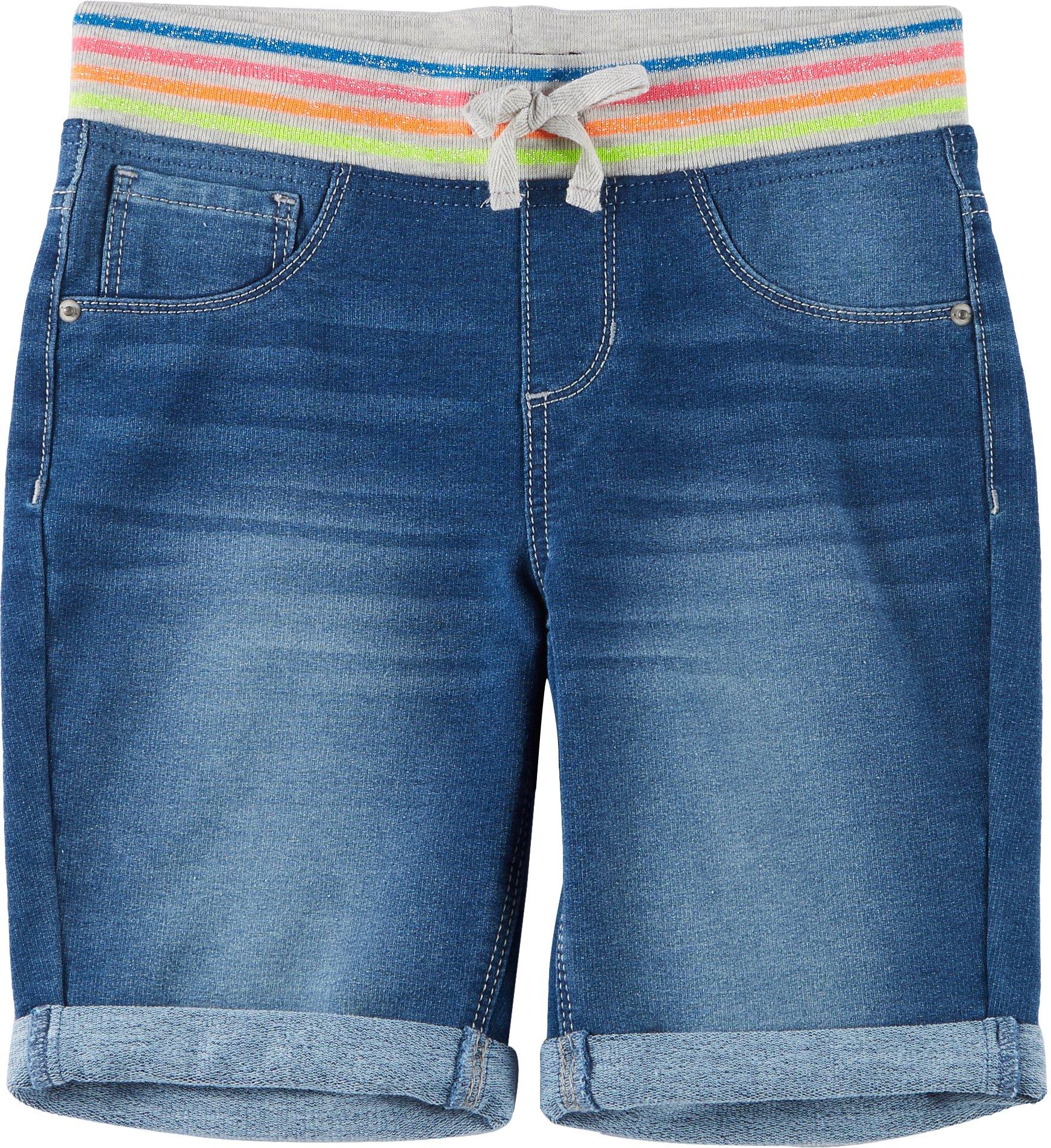 girls denim bermuda shorts