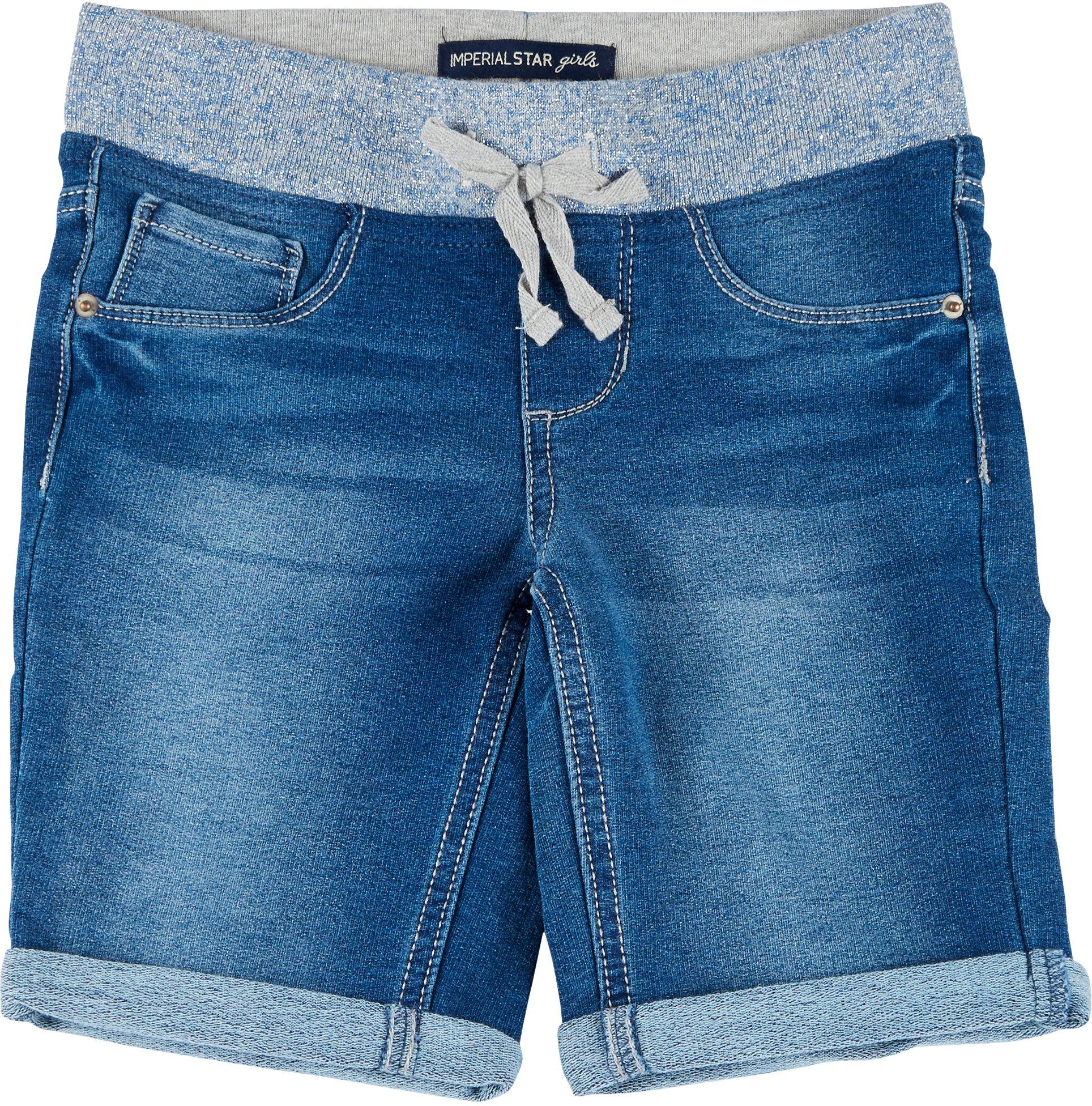 pull on jean shorts