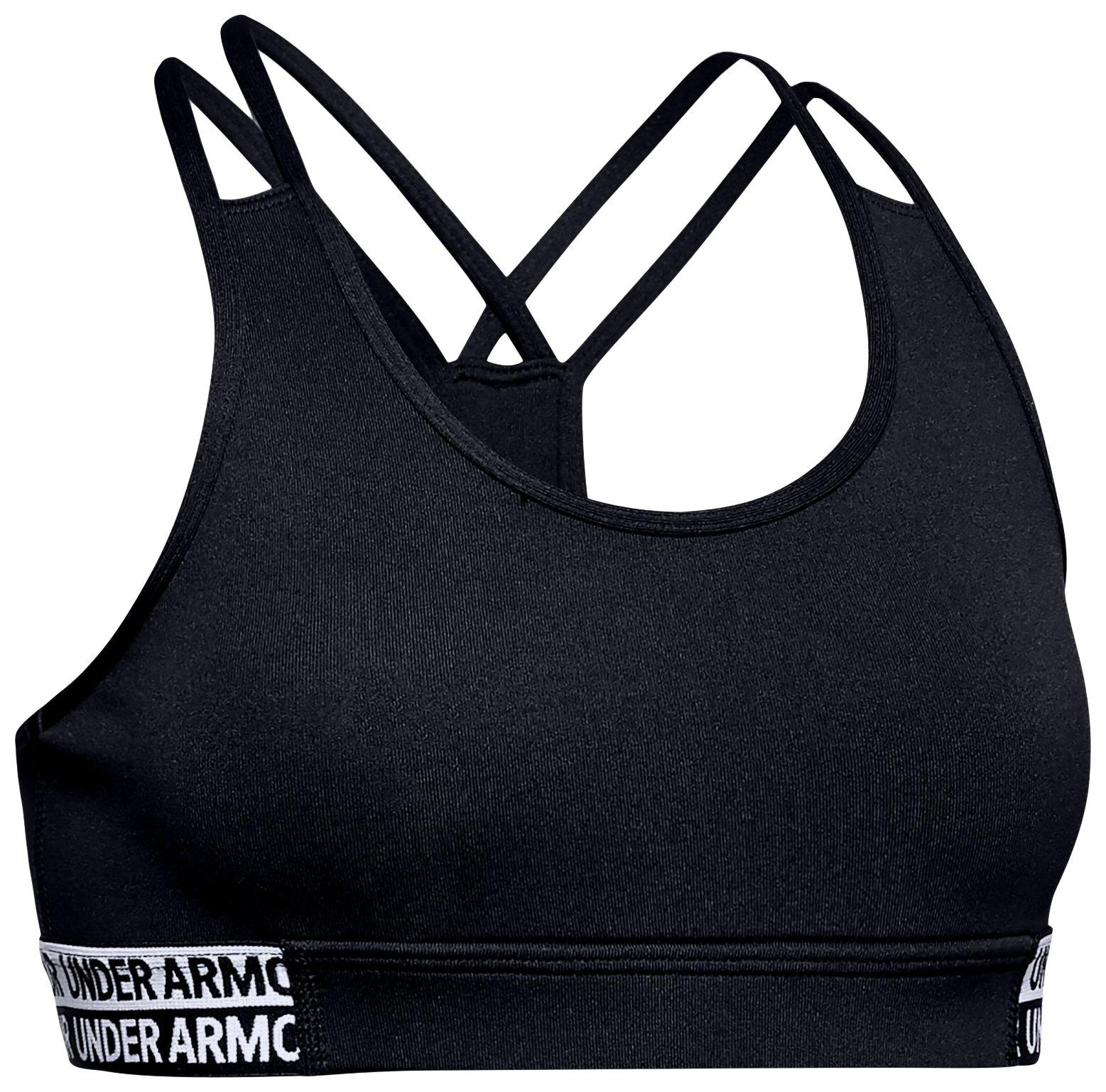 under armour white sports bra