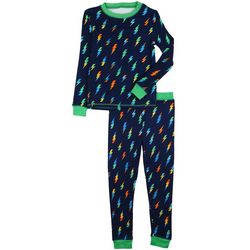 Sleep On It Little & Big Boys 2-pc. Lightning Pajama Set