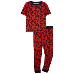 Sleep On It Little Boys 2-pc. Lightning Bolt Pajama Set