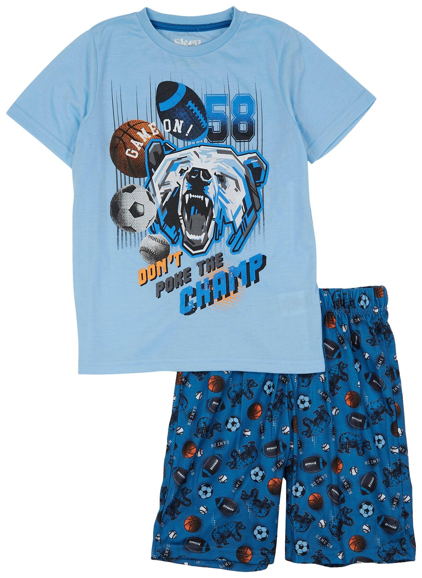 Big Boys 2-pc. Short Sleeve Pajama Set