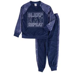 Big Boys 2-pc. Sleep Eat Repeat Pajama Set