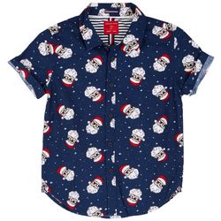 CACTUS BOYS Little Boys Button-Up Cuff Sleeve Shirt