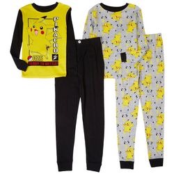 Pokemon Big Boys 4-pc. Pikachu Pajama Pant Set