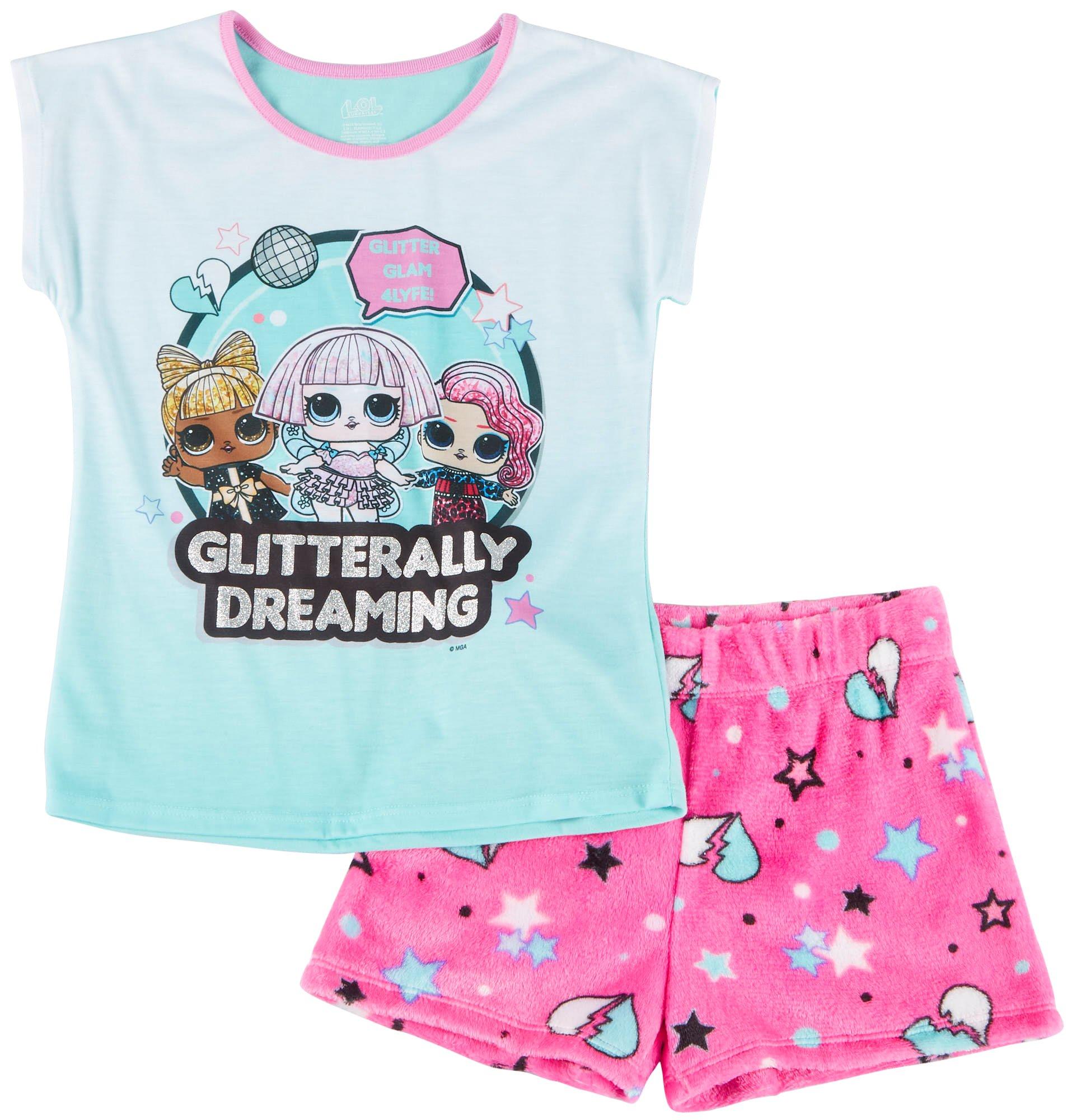 girls pajama shorts