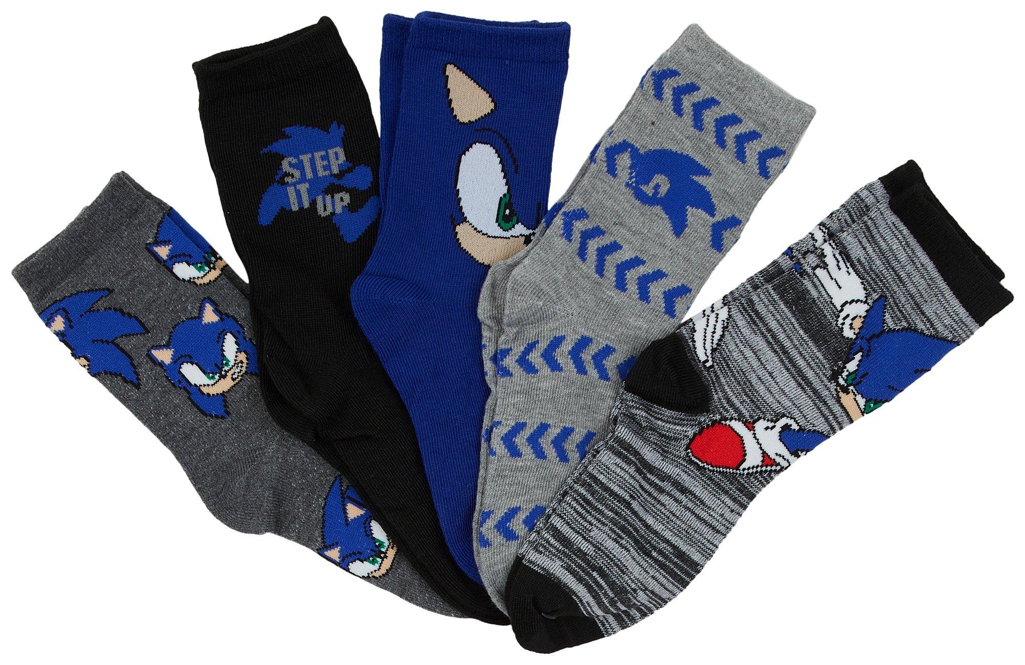 Boys 5-pk. Sonic Crew Socks