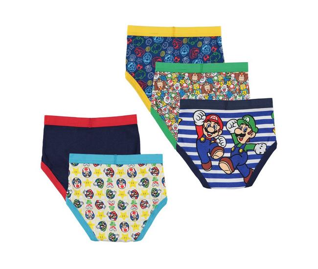 Boys' Mario 5pk Underwear - 4