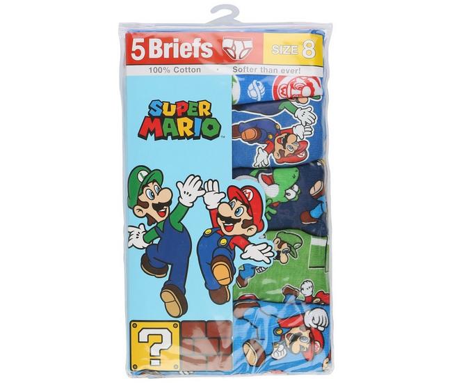 Big Boys 5-pk. Super Mario Brothers Briefs