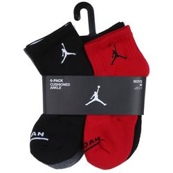 Jordan Boys 6-pk. Embroidered Legend Cushioned Ankle Socks