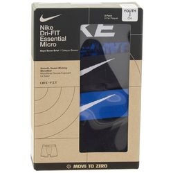 Nike Boys 3-pk. Dri-Fit Essential Micro Printed Boxer Briefs