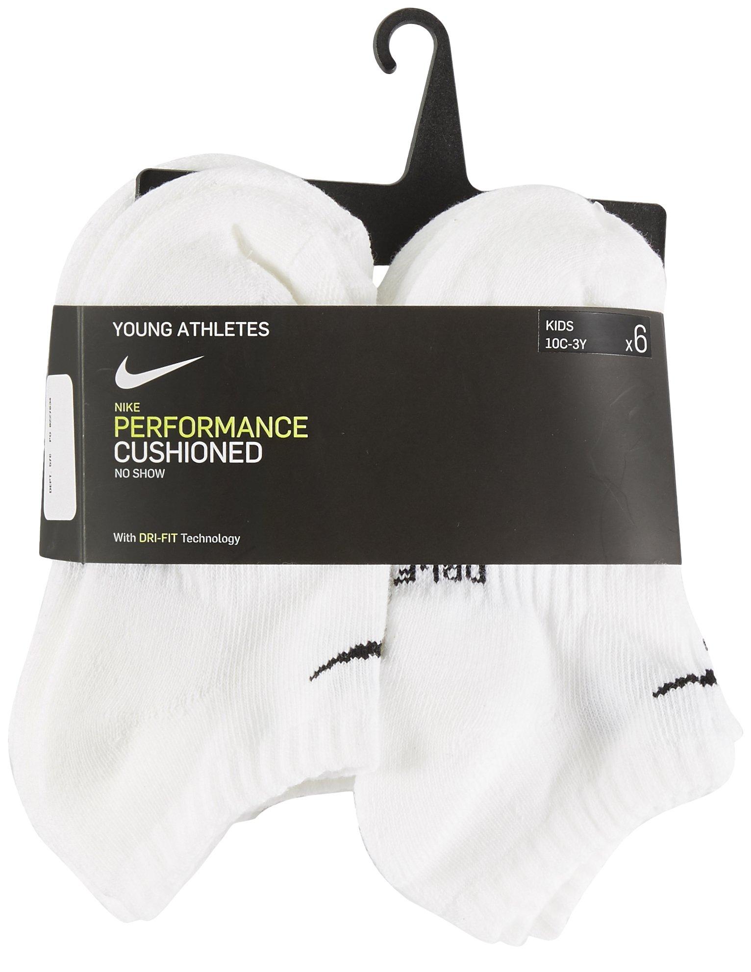 Boys 6-pk. Performance Cushioned No Show Socks