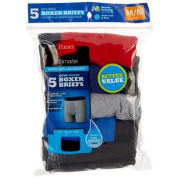 Boys 5-pk. Ultimate Solid Tagless Boxer Briefs