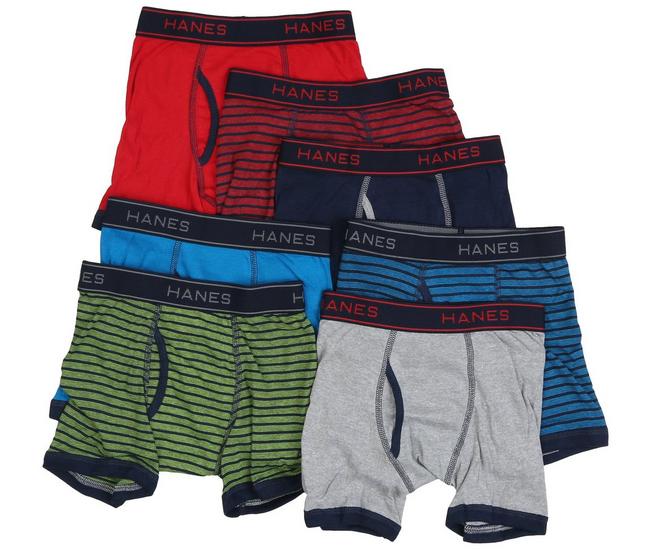  Hanes Boys Ultimate Woven Boxer Brief With ComfortSoft
