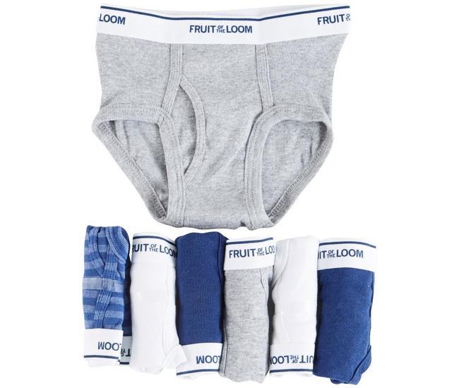 Fruit of the Loom Boys' Tag Free Cotton Briefs (Assorted Colors), Boys – 14  Pack – Black/White/Grey, X-Small : : Clothing, Shoes & Accessories