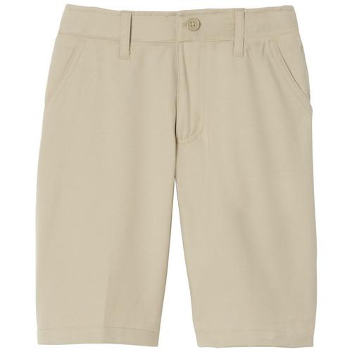 Big Boys Solid Flat Front Stretch Performance Shorts