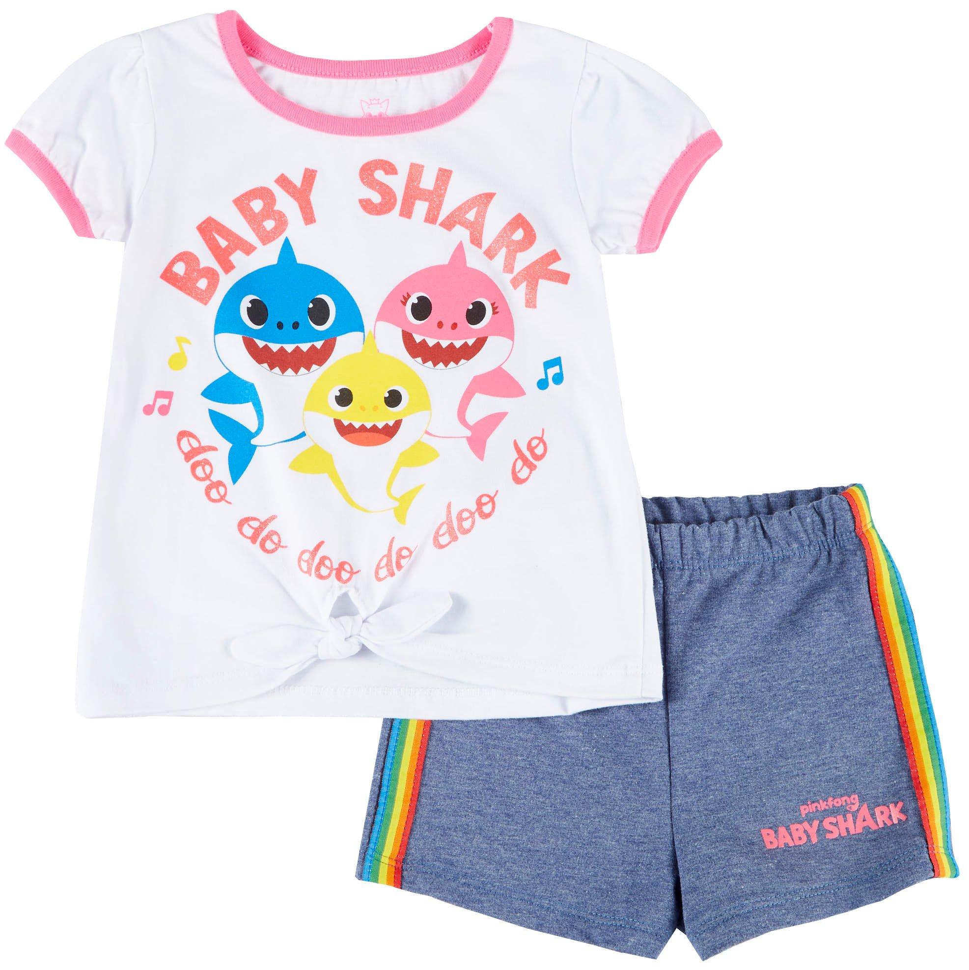 baby shark girl clothes