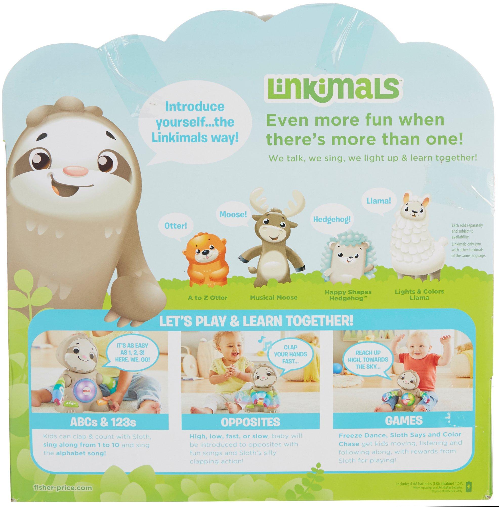 fisher price interactive sloth