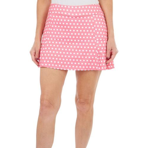 Lillie Green Petites 16 in. Aline Dot Pleated