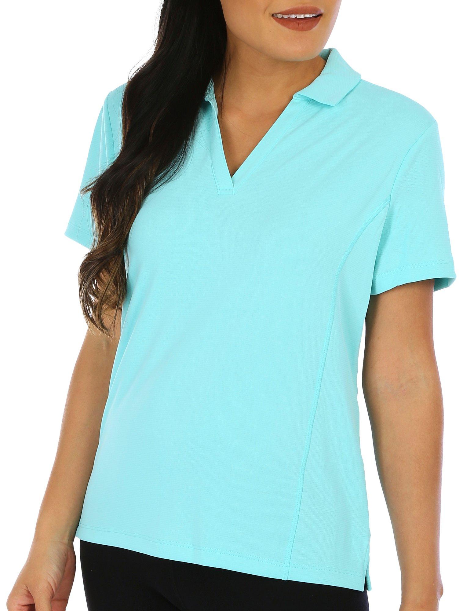 Petite Collar Short Sleeve Golf Polo