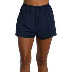 Maxine Of Hollywood Womens Solid Swim Jogger Shorts