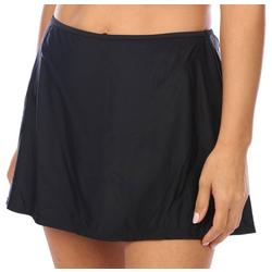 Womens YBL Solid Swim Skirt