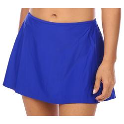 Womens YBL Solid Swim Skirt